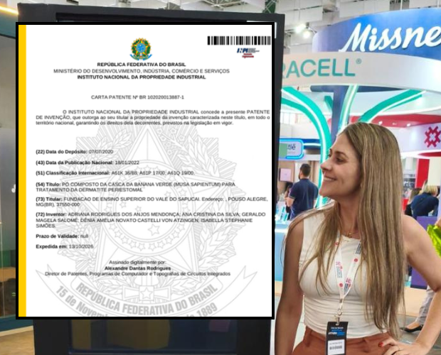 Patente de inven��o do PPGPCAS da Univ�s � expedida pelo INPI